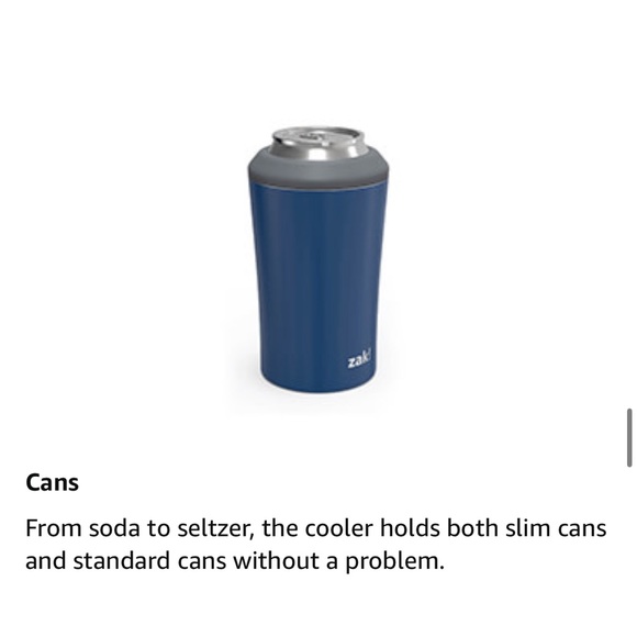 Zak can bottle tumbler cooler - new slate gray - Picture 7 of 8